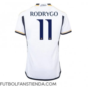 Real Madrid Rodrygo Goes #11 Primera Equipación 2023-24 Manga Corta